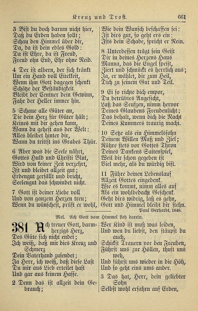 Kirchenbuch für Evangelisch-Lutherische Gemeinden page 661