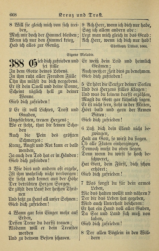 Kirchenbuch für Evangelisch-Lutherische Gemeinden page 668