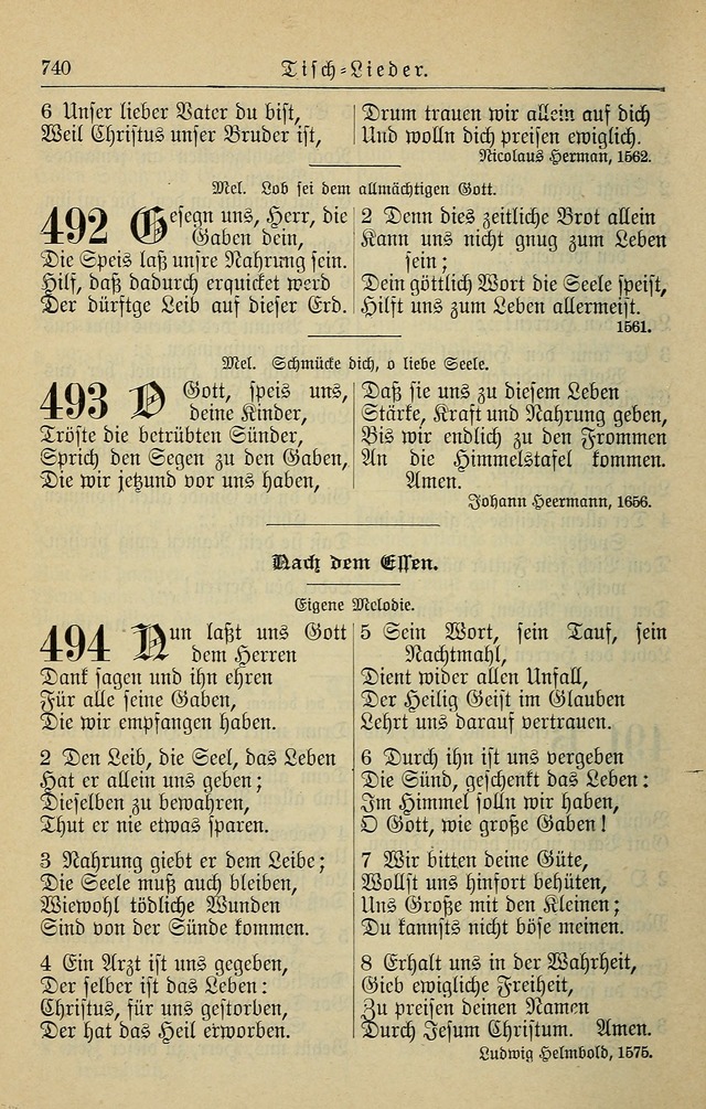 Kirchenbuch für Evangelisch-Lutherische Gemeinden page 740