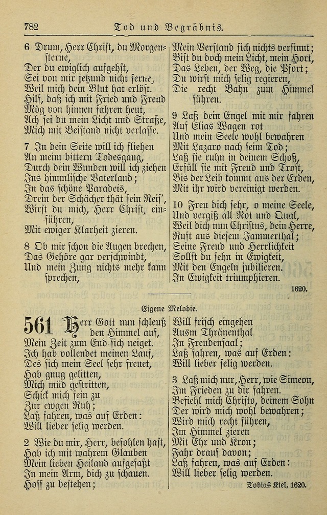 Kirchenbuch für Evangelisch-Lutherische Gemeinden page 782