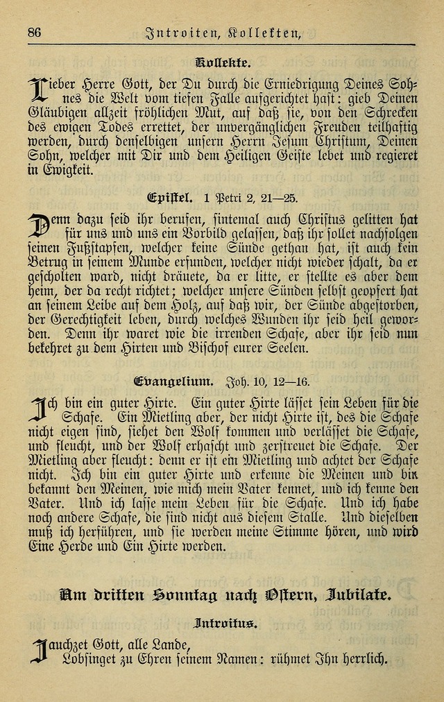 Kirchenbuch für Evangelisch-Lutherische Gemeinden page 86