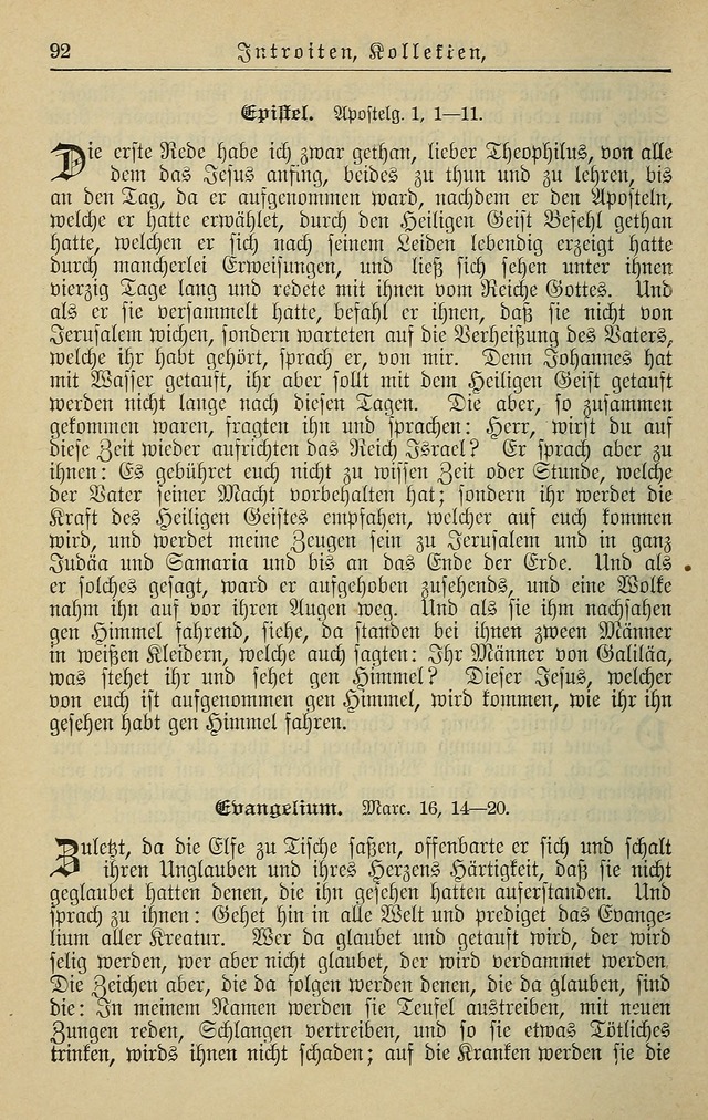 Kirchenbuch für Evangelisch-Lutherische Gemeinden page 92