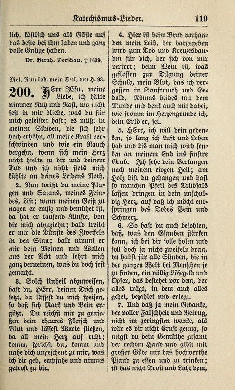 Kirchen-Gesangbuch: für Evangelisch-Lutherische Gemeinden ungeänderter Aubsburgischer Confession page 119