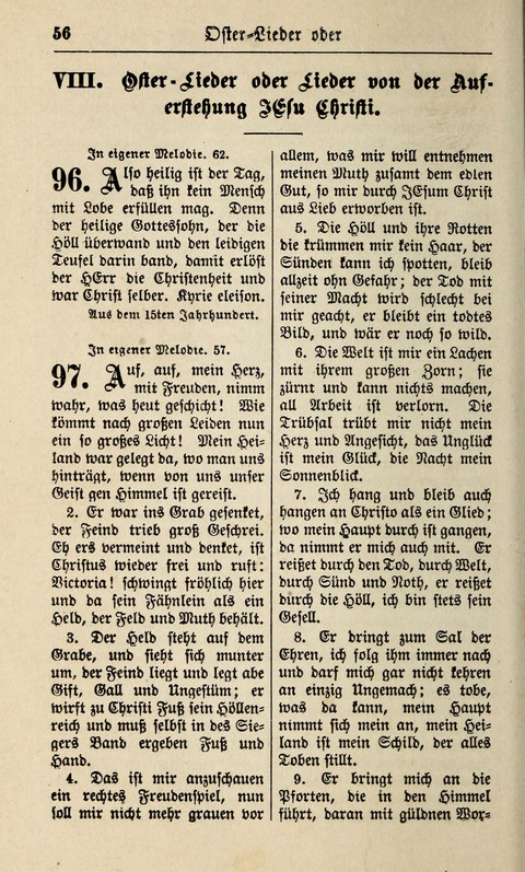 Kirchen-Gesangbuch: für Evangelisch-Lutherische Gemeinden ungeänderter Aubsburgischer Confession page 56