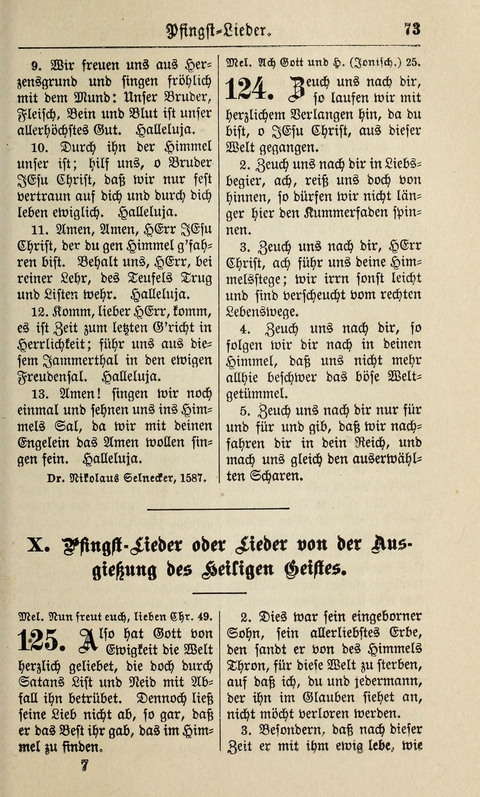 Kirchen-Gesangbuch: für Evangelisch-Lutherische Gemeinden ungeänderter Aubsburgischer Confession page 73