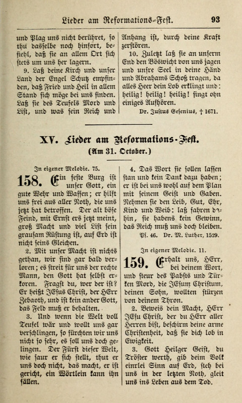 Kirchen-Gesangbuch: für Evangelisch-Lutherische Gemeinden ungeänderter Aubsburgischer Confession page 93