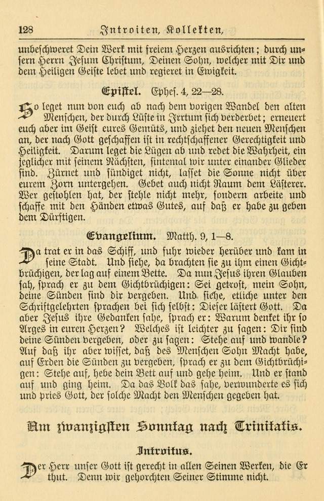 Kirchenbuch für Evangelisch-Lutherische Gemeinden page 128