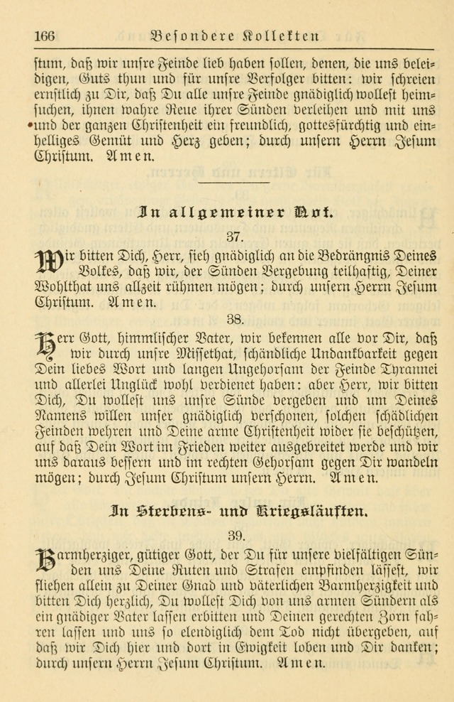 Kirchenbuch für Evangelisch-Lutherische Gemeinden page 166