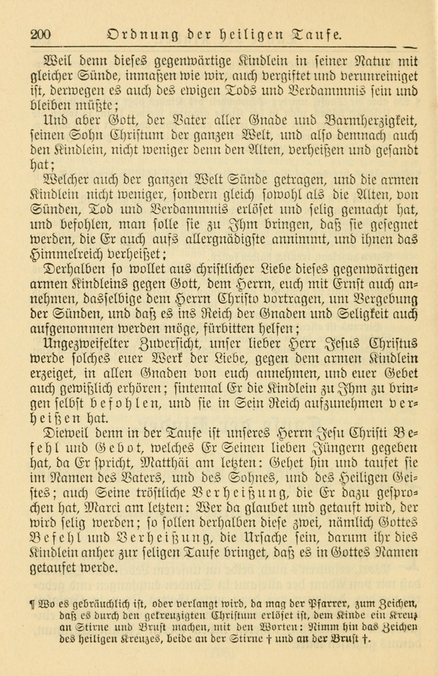 Kirchenbuch für Evangelisch-Lutherische Gemeinden page 200