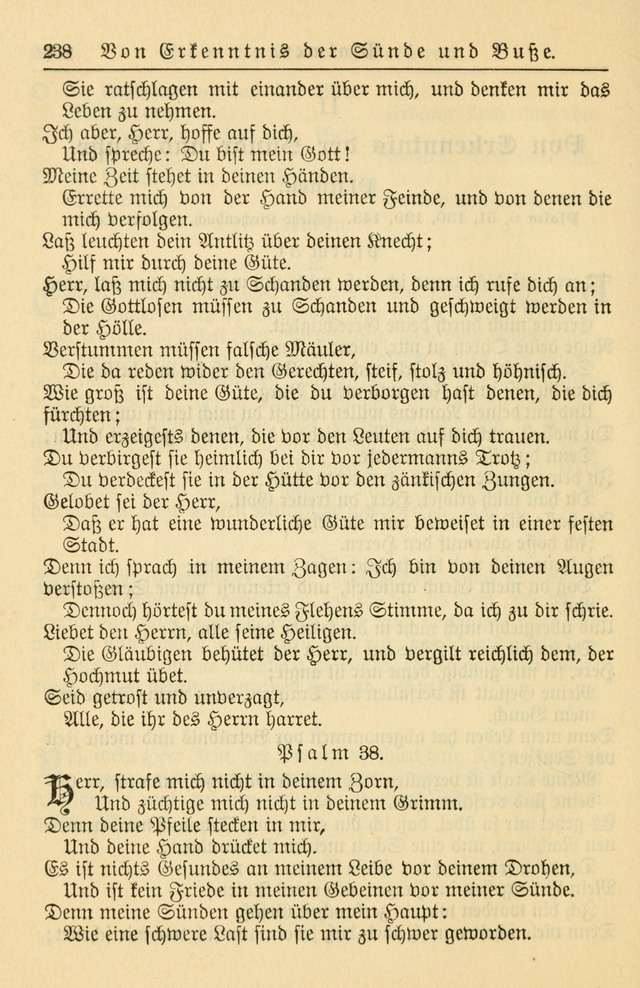 Kirchenbuch für Evangelisch-Lutherische Gemeinden page 238