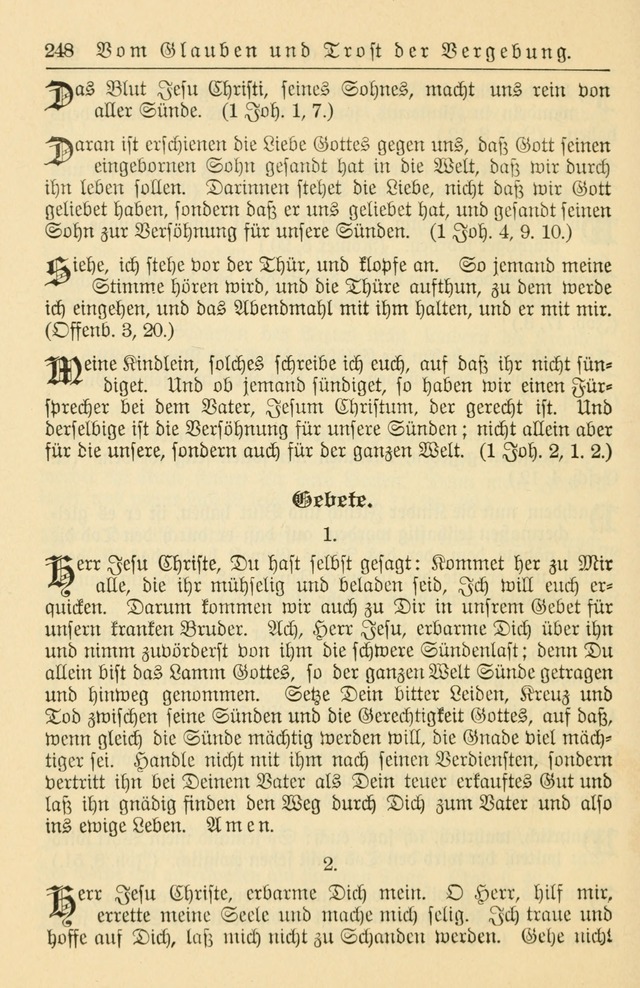 Kirchenbuch für Evangelisch-Lutherische Gemeinden page 248