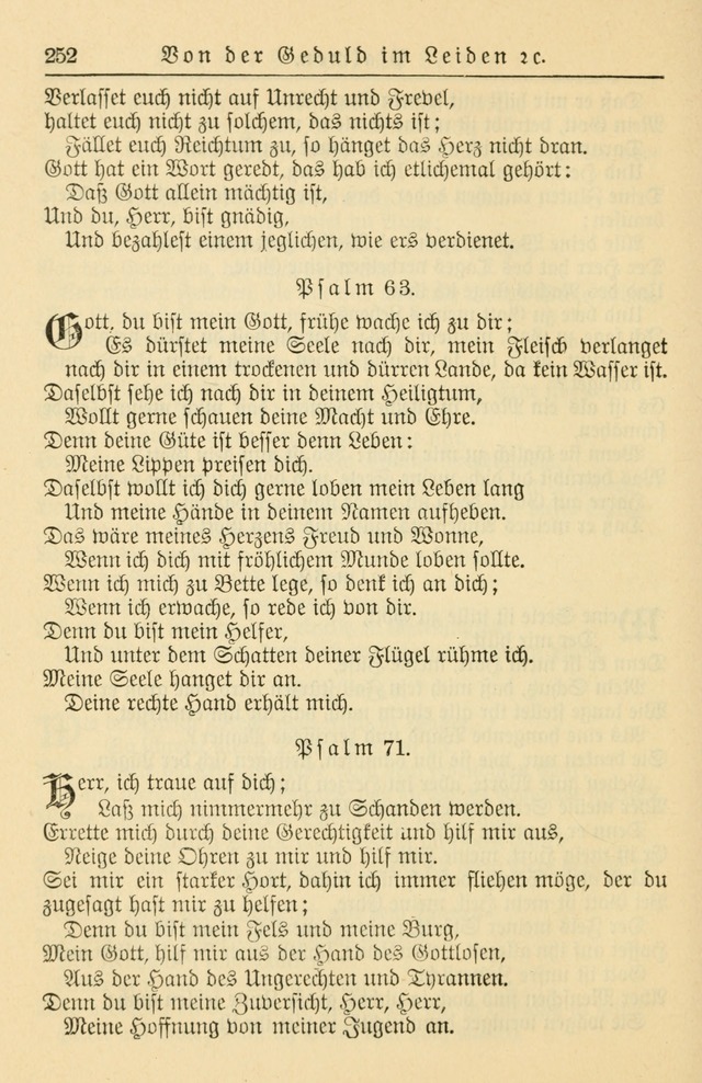 Kirchenbuch für Evangelisch-Lutherische Gemeinden page 252