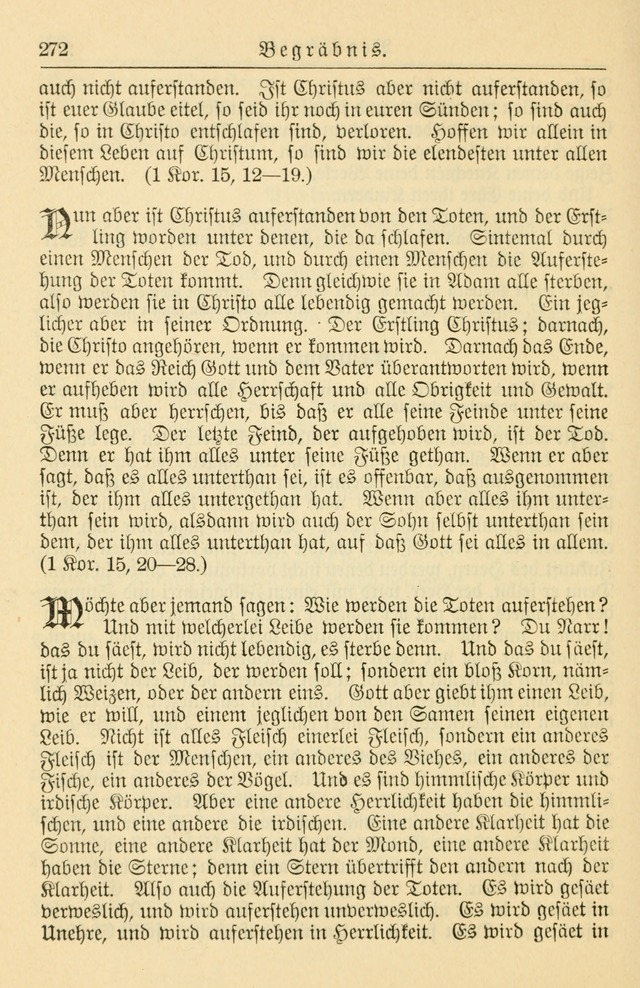 Kirchenbuch für Evangelisch-Lutherische Gemeinden page 272