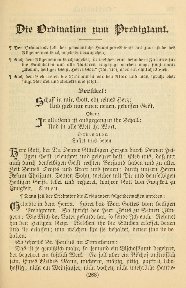 Kirchenbuch für Evangelisch-Lutherische Gemeinden page 283