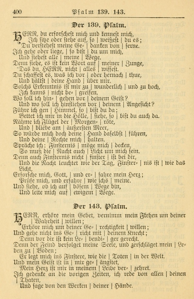 Kirchenbuch für Evangelisch-Lutherische Gemeinden page 400