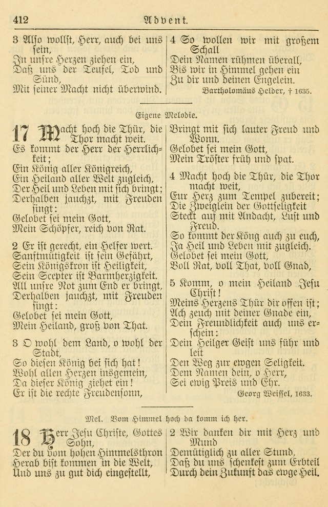 Kirchenbuch für Evangelisch-Lutherische Gemeinden page 412