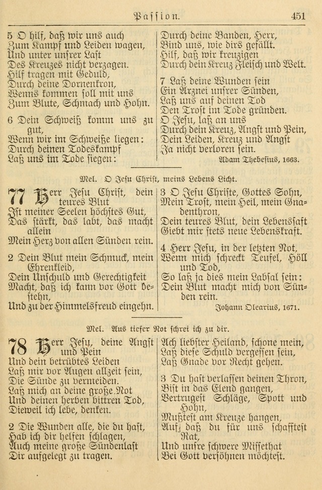 Kirchenbuch für Evangelisch-Lutherische Gemeinden page 451
