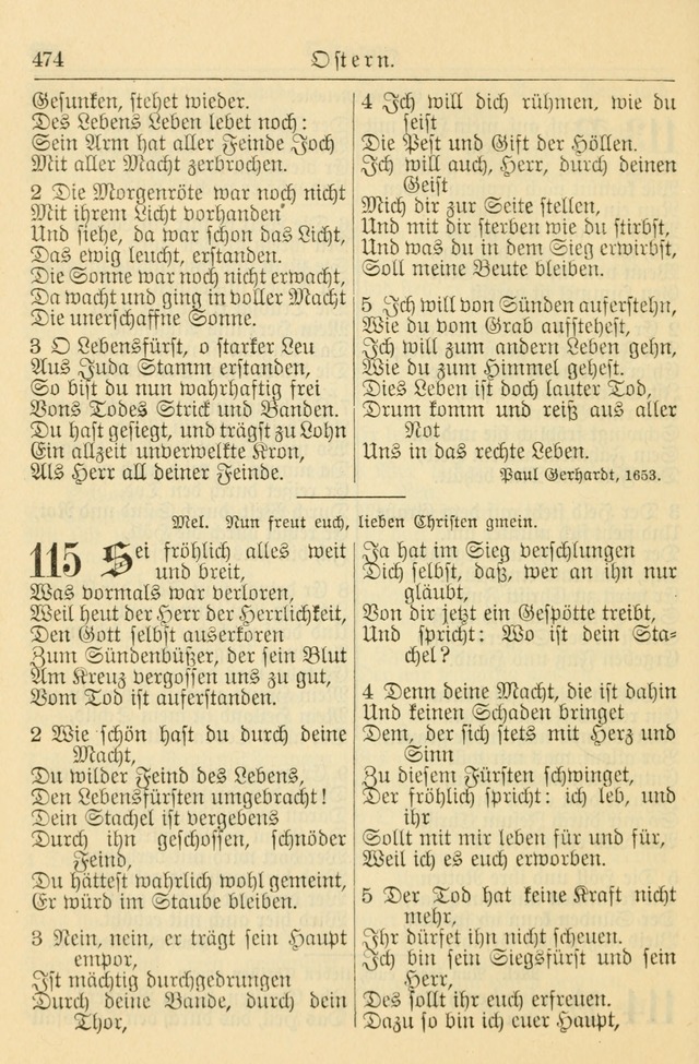Kirchenbuch für Evangelisch-Lutherische Gemeinden page 474