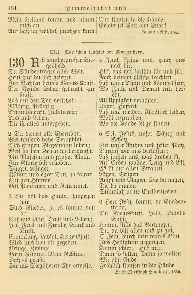Kirchenbuch für Evangelisch-Lutherische Gemeinden page 484