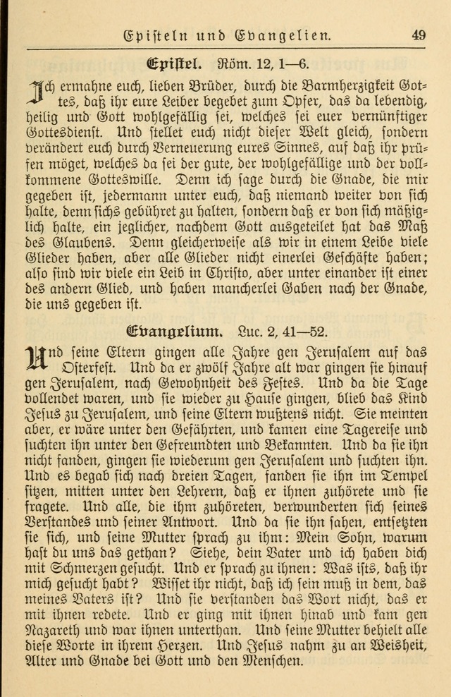 Kirchenbuch für Evangelisch-Lutherische Gemeinden page 49