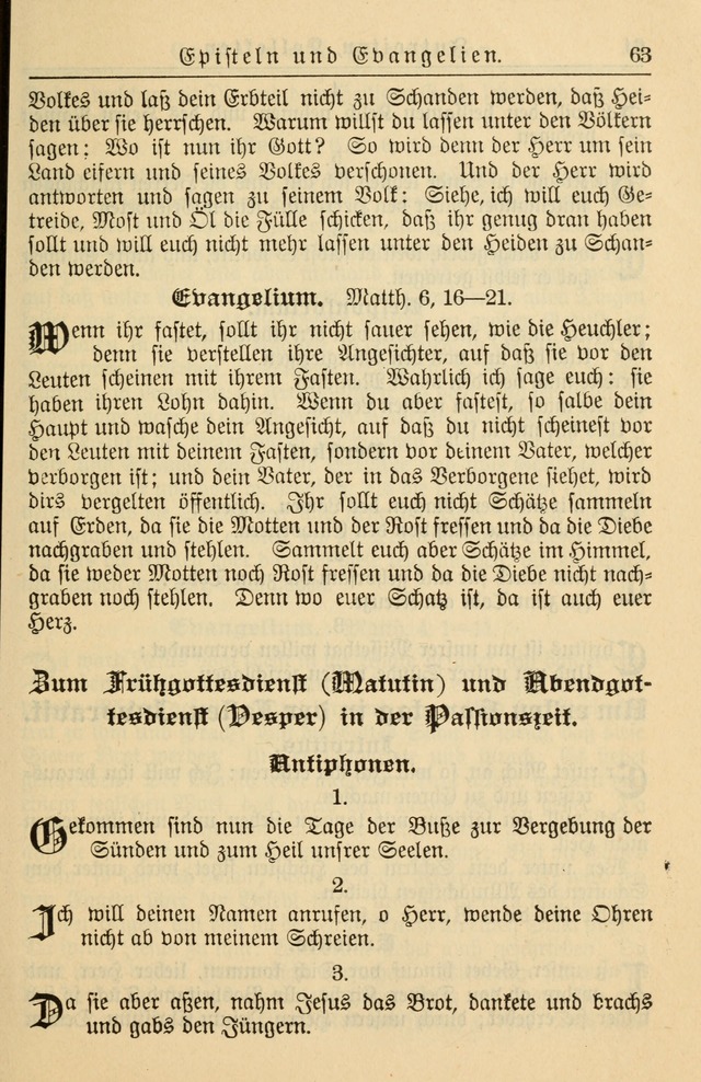 Kirchenbuch für Evangelisch-Lutherische Gemeinden page 63