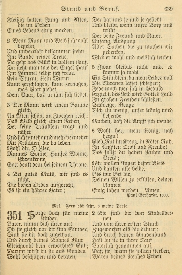 Kirchenbuch für Evangelisch-Lutherische Gemeinden page 639