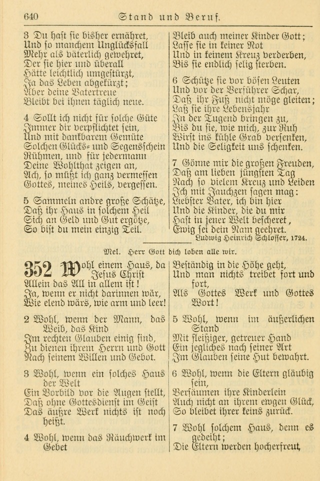 Kirchenbuch für Evangelisch-Lutherische Gemeinden page 640