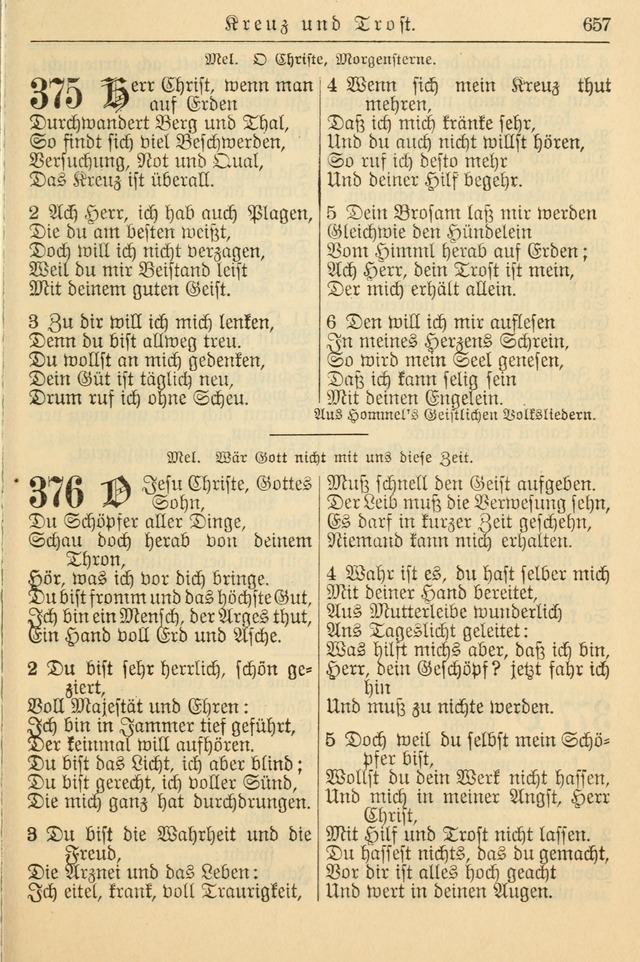 Kirchenbuch für Evangelisch-Lutherische Gemeinden page 657