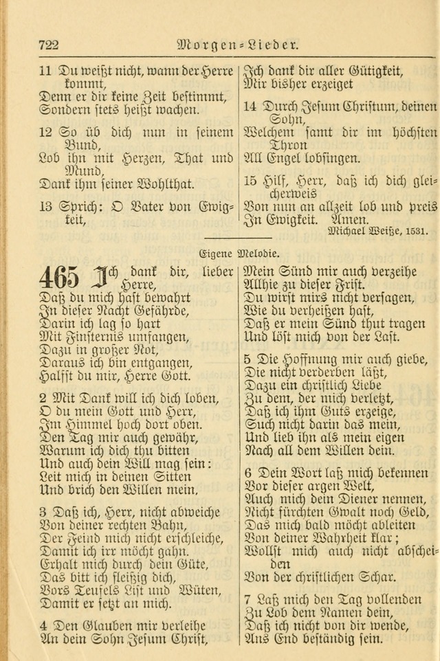 Kirchenbuch für Evangelisch-Lutherische Gemeinden page 722