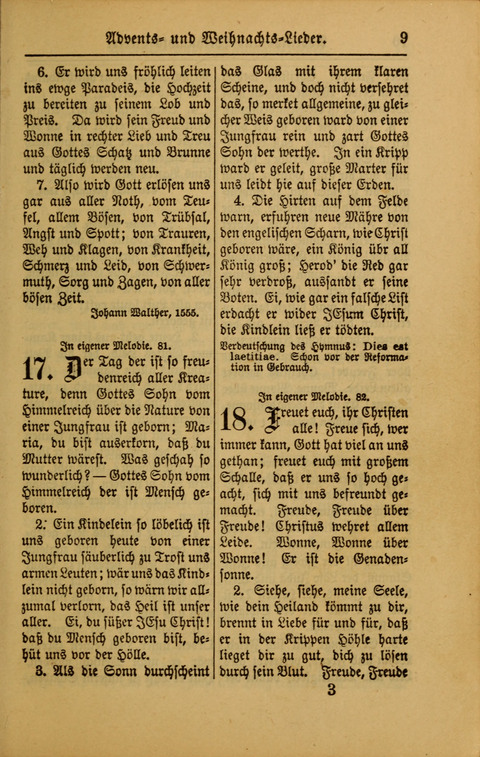 Kirchen-Gesangbuch für Evangelisch-Lutherische Gemeinden: ungeänderter Augsburgischer Confession darin des sel. Dr. Martin Luthers und anderer geistreichen Lehrer gebräuchlichste ... (55. ed.) page 9