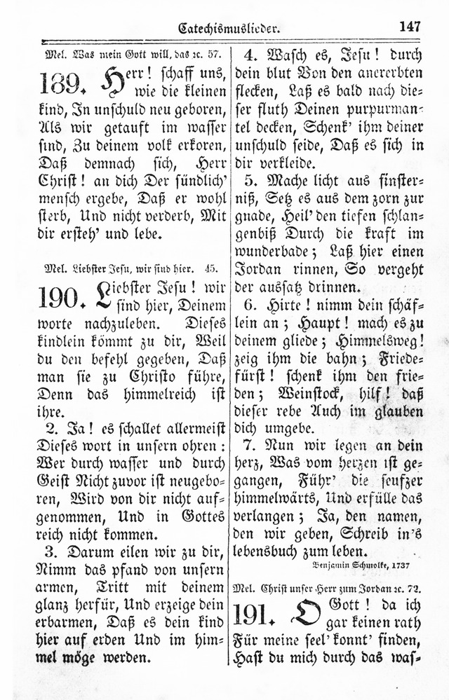 Kirchen-Gesangbuch: für Evangelisch-Lutherische Gemeinden page 147