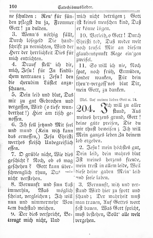 Kirchen-Gesangbuch: für Evangelisch-Lutherische Gemeinden page 160
