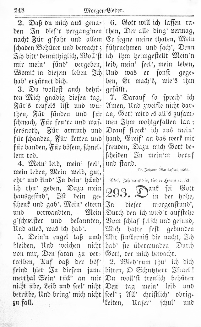 Kirchen-Gesangbuch: für Evangelisch-Lutherische Gemeinden page 248