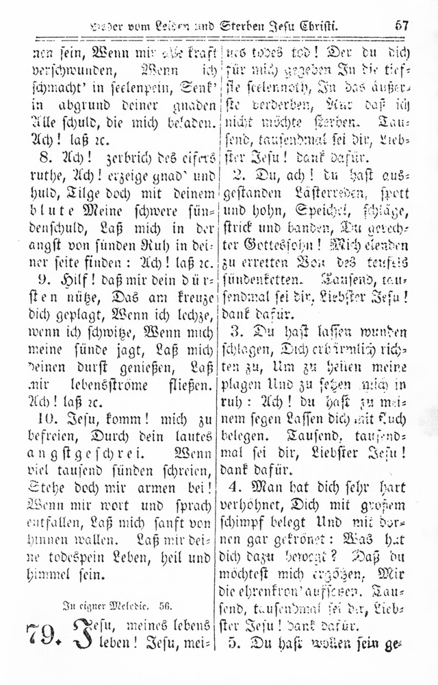 Kirchen-Gesangbuch: für Evangelisch-Lutherische Gemeinden page 57