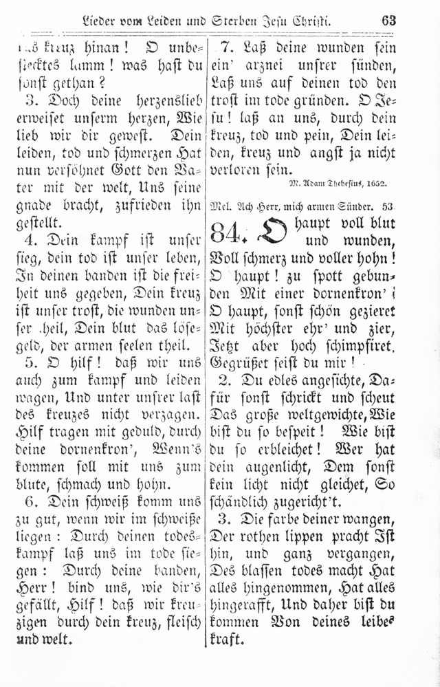 Kirchen-Gesangbuch: für Evangelisch-Lutherische Gemeinden page 63
