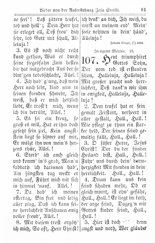 Kirchen-Gesangbuch: für Evangelisch-Lutherische Gemeinden page 81