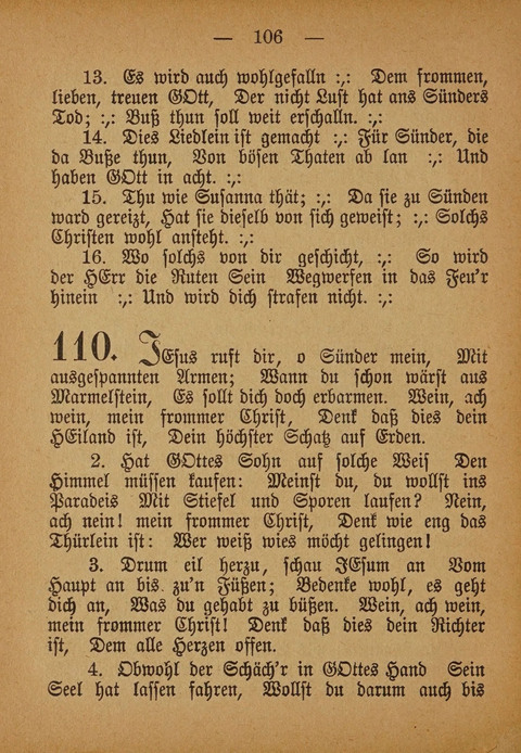 Kropper Gesang- und Liederbuch: (4. ed) page 106