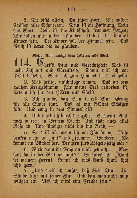 Kropper Gesang- und Liederbuch: (4. ed) page 110