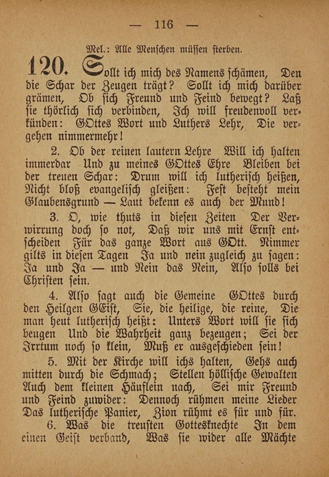 Kropper Gesang- und Liederbuch: (4. ed) page 116