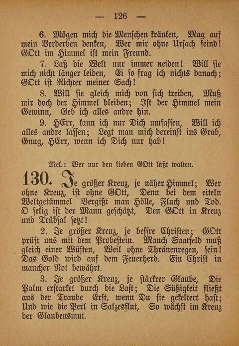 Kropper Gesang- und Liederbuch: (4. ed) page 126