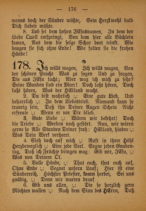 Kropper Gesang- und Liederbuch: (4. ed) page 176