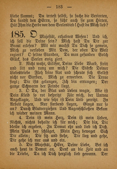 Kropper Gesang- und Liederbuch: (4. ed) page 183