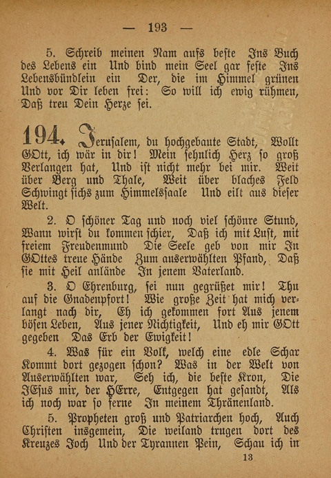 Kropper Gesang- und Liederbuch: (4. ed) page 193