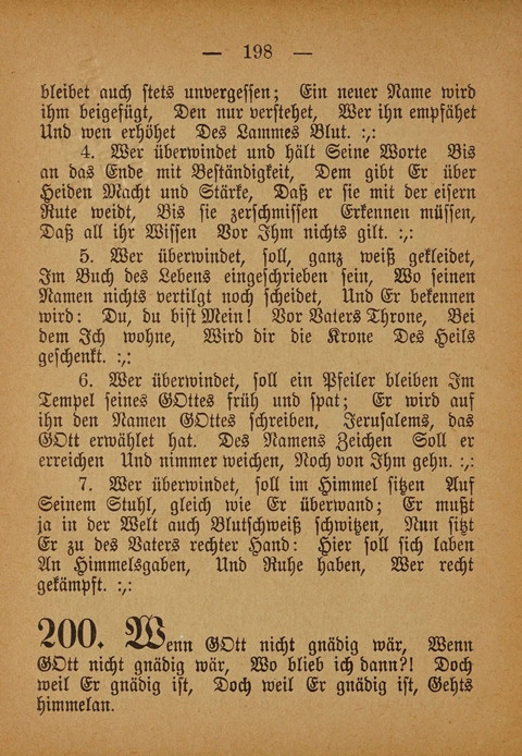 Kropper Gesang- und Liederbuch: (4. ed) page 198