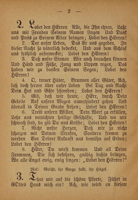 Kropper Gesang- und Liederbuch: (4. ed) page 2