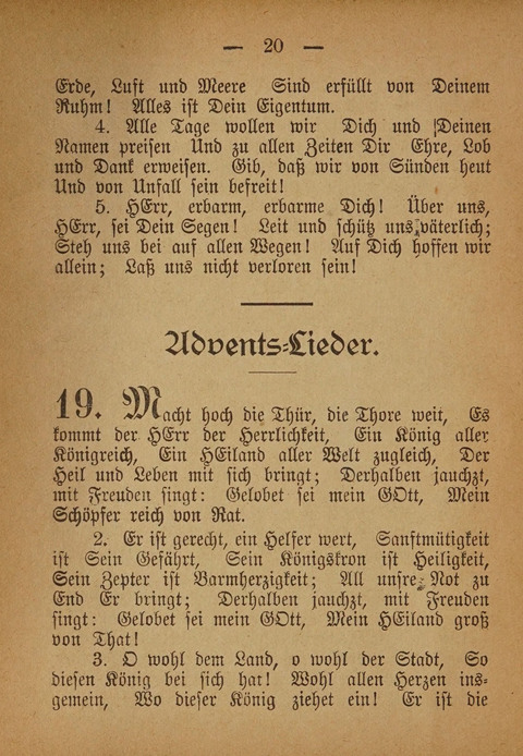 Kropper Gesang- und Liederbuch: (4. ed) page 20