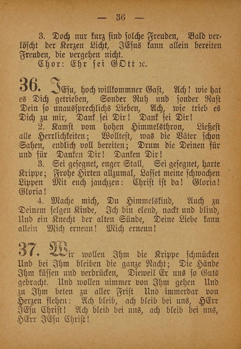 Kropper Gesang- und Liederbuch: (4. ed) page 36