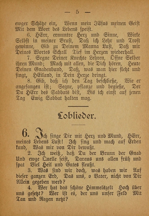 Kropper Gesang- und Liederbuch: (4. ed) page 5