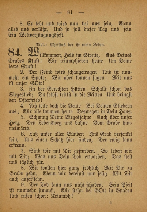 Kropper Gesang- und Liederbuch: (4. ed) page 81