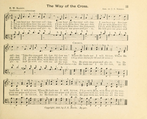 Kindly Light: a new collection of hymns and music for praise in the Sunday school page 11